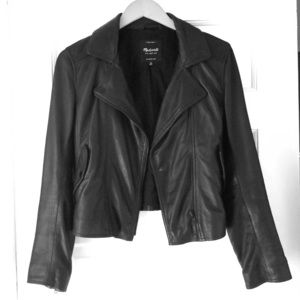 Madewell leather motorcycle jacket